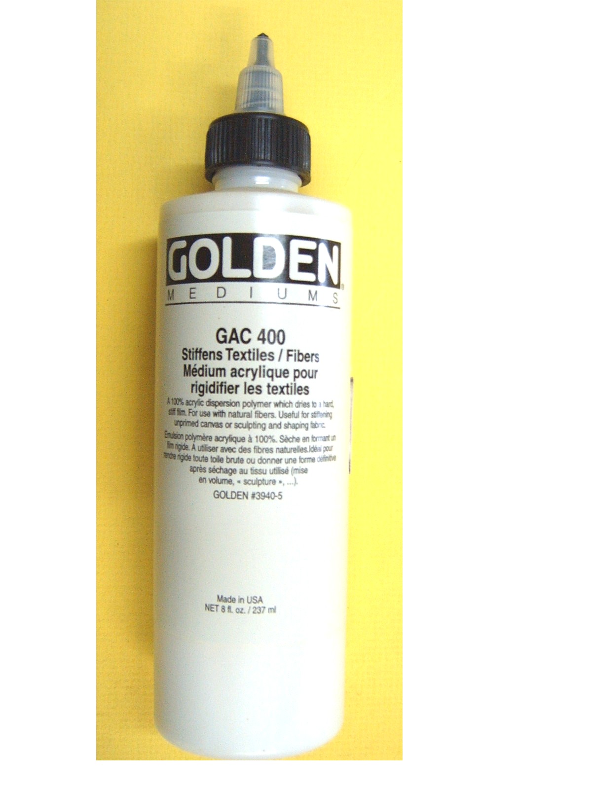 Golden GAC 400 Acrylic Polymer for Stiffening Fabrics
